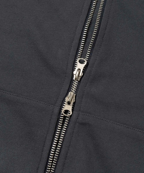 JUNRED（ジュンレッド）の「エッジスプレースウェットダブルジップパーカー（パーカー・メンズ・チャコールグレー/ライトグレー・S/M/L）」の16枚目の写真