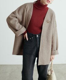 natural couture | リングウールリバーシブルトッパー(その他アウター)