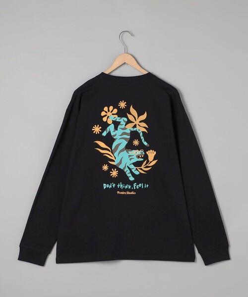 coen（コーエン）の「The gift shop（ザ・ギフト・ショップ）プリントロングスリーブTシャツ（Tシャツ/カットソー・メンズ・その他4/ブラック/その他6/その他1/その他2/その他3/その他5/ホワイト・S/M/L/XL）」の4枚目の写真