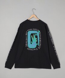 The gift shop（ザ・ギフト・ショップ）プリントロングスリーブTシャツ