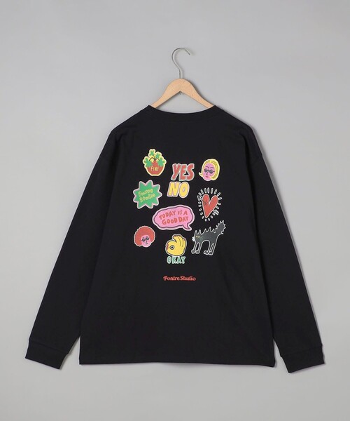 coen（コーエン）の「The gift shop（ザ・ギフト・ショップ）プリントロングスリーブTシャツ（Tシャツ/カットソー・メンズ・その他4/ブラック/その他6/その他1/その他2/その他3/その他5/ホワイト・S/M/L/XL）」の8枚目の写真
