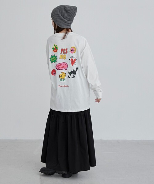 coen（コーエン）の「The gift shop（ザ・ギフト・ショップ）プリントロングスリーブTシャツ（Tシャツ/カットソー・メンズ・その他4/ブラック/その他6/その他1/その他2/その他3/その他5/ホワイト・S/M/L/XL）」の12枚目の写真