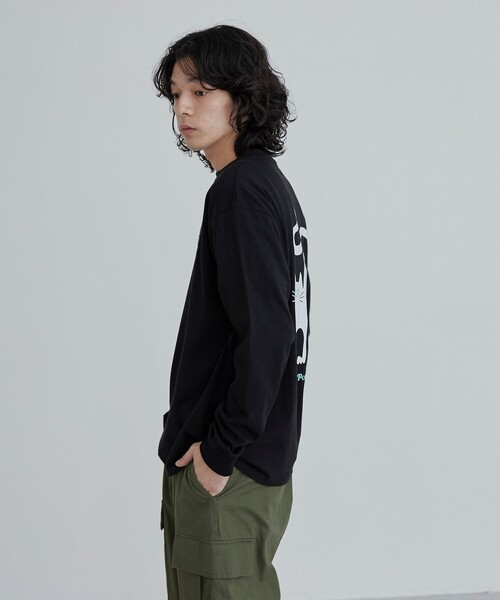 coen（コーエン）の「The gift shop（ザ・ギフト・ショップ）プリントロングスリーブTシャツ（Tシャツ/カットソー・メンズ・その他4/ブラック/その他6/その他1/その他2/その他3/その他5/ホワイト・S/M/L/XL）」の17枚目の写真