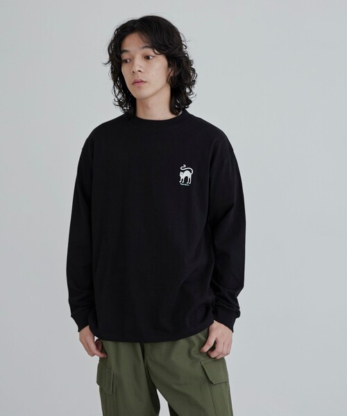 coen（コーエン）の「The gift shop（ザ・ギフト・ショップ）プリントロングスリーブTシャツ（Tシャツ/カットソー・メンズ・その他4/ブラック/その他6/その他1/その他2/その他3/その他5/ホワイト・S/M/L/XL）」の19枚目の写真