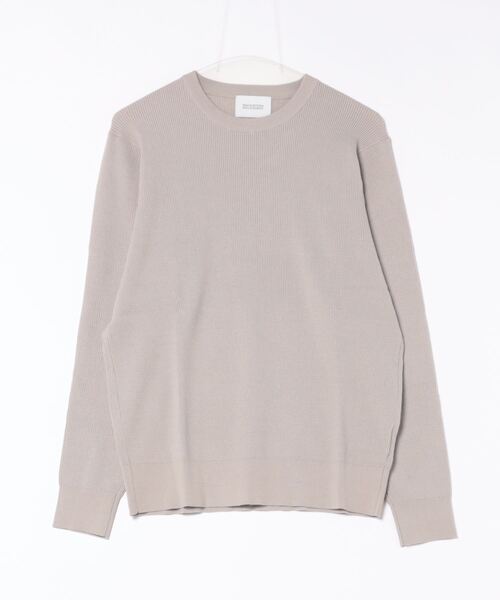 MACKINTOSH PHILOSOPHY(マッキントッシュ フィロソフィー)の「ミニワッフル クルーネックニット(ニット/セーター・メンズ・ブルー/ダークネイビー/イエロー系その他3/ベージュ・38/40)」の2枚目の写真