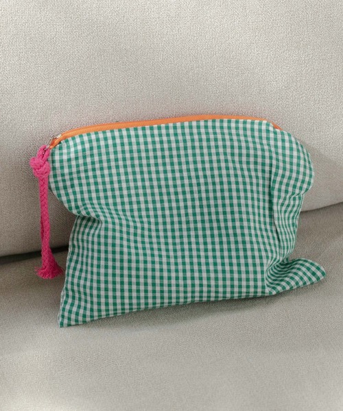 セール】チェック柄カラーポーチ（ポーチ）｜DiamondHearts