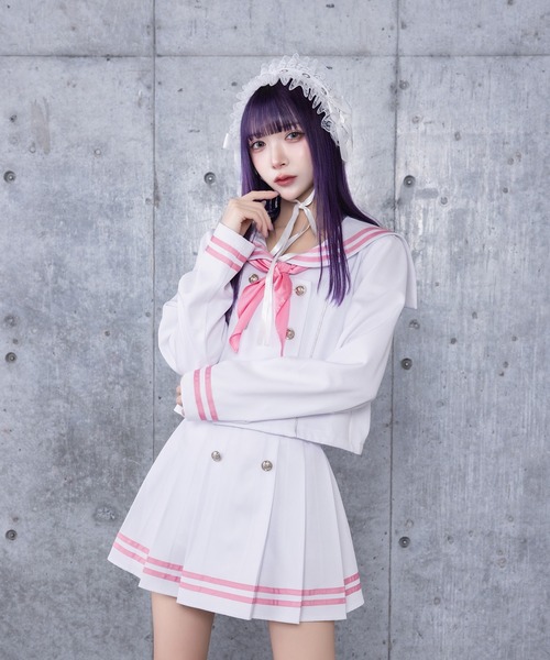 値下げ♡ヒスミニ　セットアップ　美品 セーラーセットアップ（セットアップ）｜Amilige（アミリージュ）の