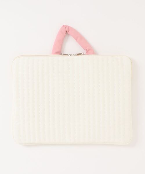 TONE SELECT GOODS(トーンセレクトグッズ)の「Liaa/ハンドル付き キルティング PCケース 11インチ/13インチ A18470(PC・タブレットケース・レディース・ブルー系その他/ホワイト系その他/ベージュ系その他/ベージュ系その他2/パープル系その他/ホワイト系その他2/ブルー系その他2/パープル系その他2・A/B)」の16枚目の写真