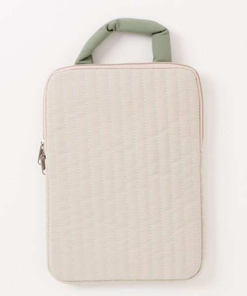 TONE SELECT GOODS(トーンセレクトグッズ)の「Liaa/ハンドル付き キルティング PCケース 11インチ/13インチ A18470(PC・タブレットケース・レディース・ブルー系その他/ホワイト系その他/ベージュ系その他/ベージュ系その他2/パープル系その他/ホワイト系その他2/ブルー系その他2/パープル系その他2・A/B)」の17枚目の写真