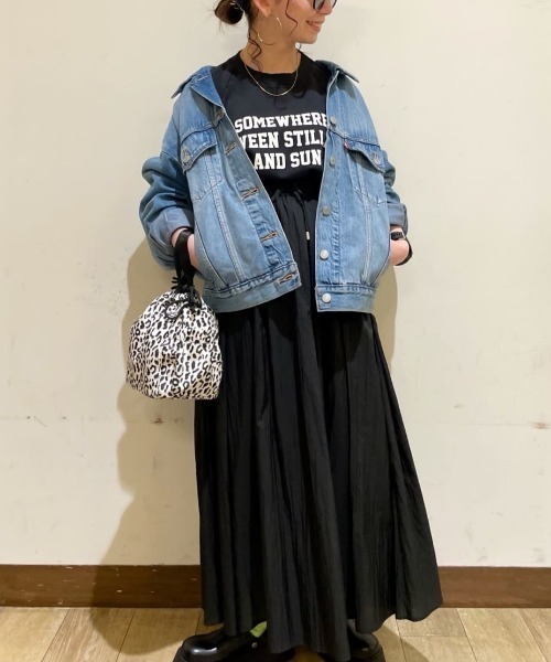 Levi's（リーバイス）の「【Levi's】90sトラッカージャケット（デニムジャケット・レディース・ダークインディゴブルー・M/S）」の11枚目の写真