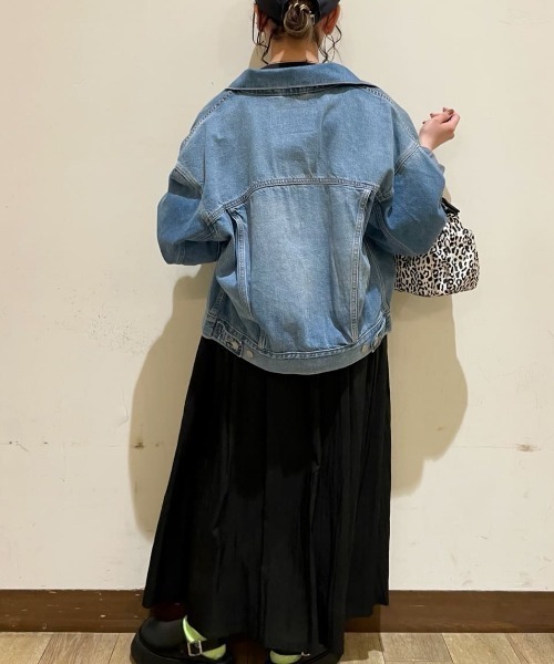 Levi's（リーバイス）の「【Levi's】90sトラッカージャケット（デニムジャケット・レディース・ダークインディゴブルー・M/S）」の12枚目の写真