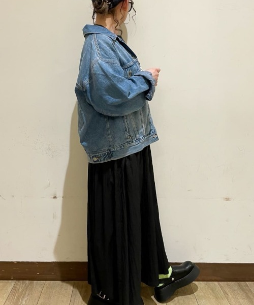 Levi's（リーバイス）の「【Levi's】90sトラッカージャケット（デニムジャケット・レディース・ダークインディゴブルー・M/S）」の13枚目の写真