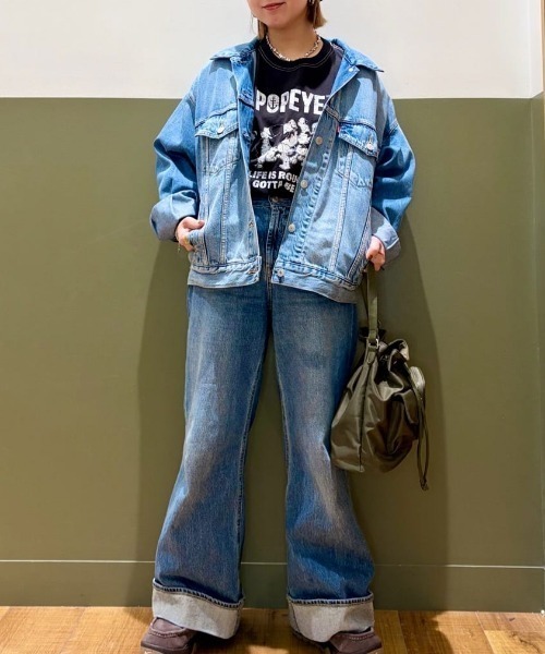 Levi's（リーバイス）の「【Levi's】90sトラッカージャケット（デニムジャケット・レディース・ダークインディゴブルー・M/S）」の17枚目の写真