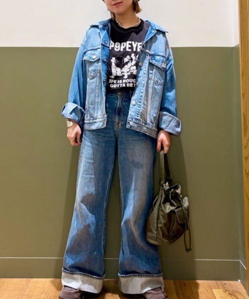 Levi's（リーバイス）の「【Levi's】90sトラッカージャケット（デニムジャケット・レディース・ダークインディゴブルー・M/S）」の20枚目の写真