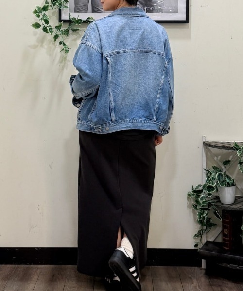 Levi's（リーバイス）の「【Levi's】90sトラッカージャケット（デニムジャケット・レディース・ダークインディゴブルー・M/S）」の9枚目の写真