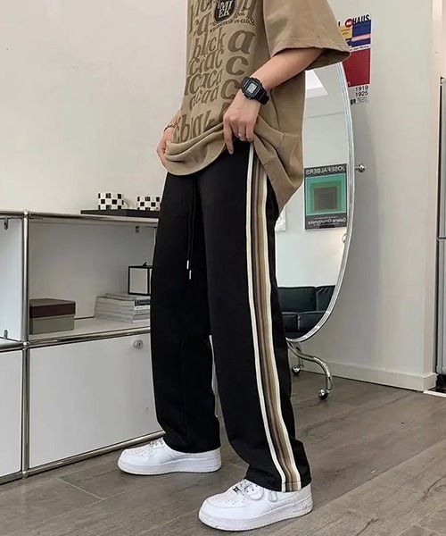 almo(アルモ)の「グラデサイドラインジャージパンツ(NEZ)(その他パンツ・メンズ・ブラック・FREE)」の5枚目の写真