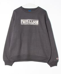 【FRUIT OF THE LOOM/フルーツオブザルーム】FTL×PEANUTSワッペン甘編み裏毛スエット