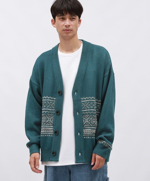 セール】切替ノルディックカーディガン / 148837（カーディガン/ボレロ