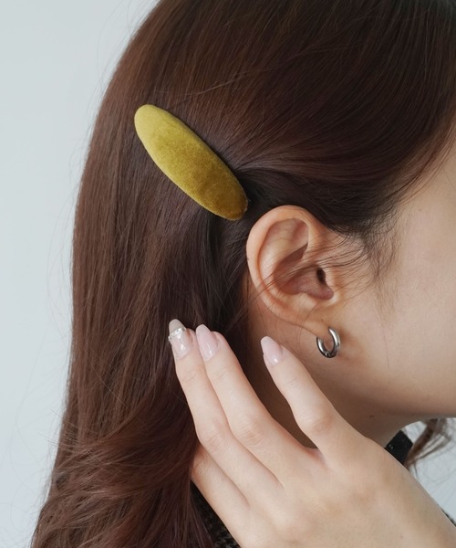 セール】【 ammy. / エイミードット 】 オーバル ベロア ヘア