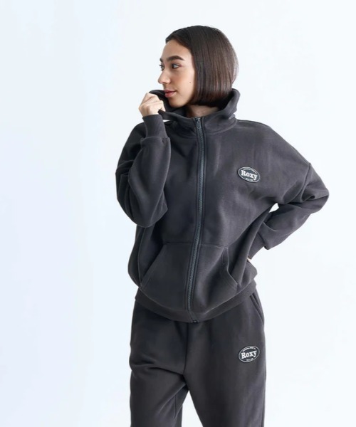 ROXY（ロキシー）の「JIVY HOODIE/ロキシージップアップパーカー（スウェット・レディース・ブラック/ブルー/グレー・SMALL/MEDIUM/LARGE/X-LARGE）」の4枚目の写真