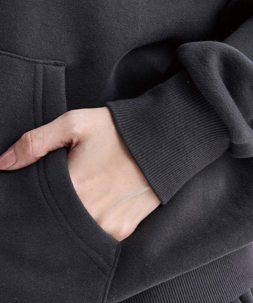 ROXY（ロキシー）の「JIVY HOODIE/ロキシージップアップパーカー（スウェット・レディース・ブラック/ブルー/グレー・SMALL/MEDIUM/LARGE/X-LARGE）」の8枚目の写真