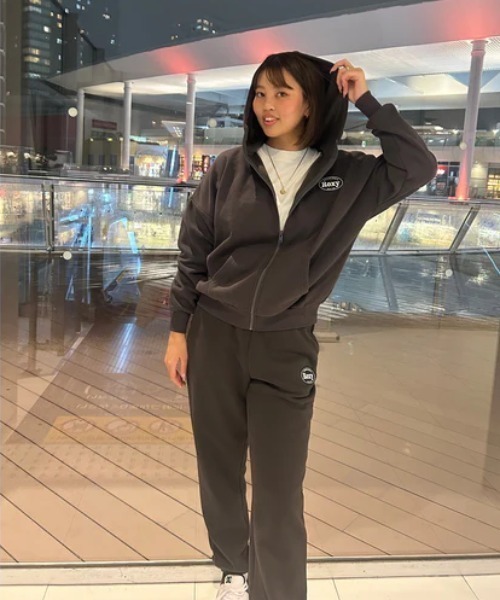 ROXY（ロキシー）の「JIVY HOODIE/ロキシージップアップパーカー（スウェット・レディース・ブラック/ブルー/グレー・SMALL/MEDIUM/LARGE/X-LARGE）」の15枚目の写真