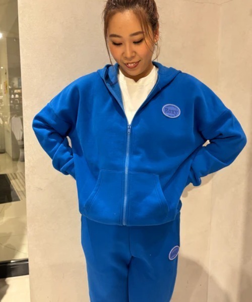 ROXY（ロキシー）の「JIVY HOODIE/ロキシージップアップパーカー（スウェット・レディース・ブラック/ブルー/グレー・SMALL/MEDIUM/LARGE/X-LARGE）」の22枚目の写真