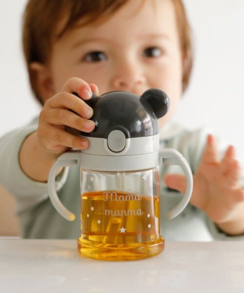 BIRTHDAY BAR（バースデイバー）の「10mois mamamanma ストローマグ（マグ/哺乳瓶/お食事グッズ・レディース・ブラック・0）」の2枚目の写真