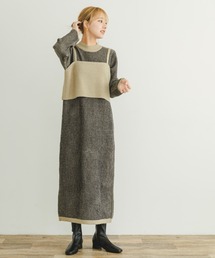 ITEMS URBANRESEARCH | ビスチェニットワンピース(ワンピース)