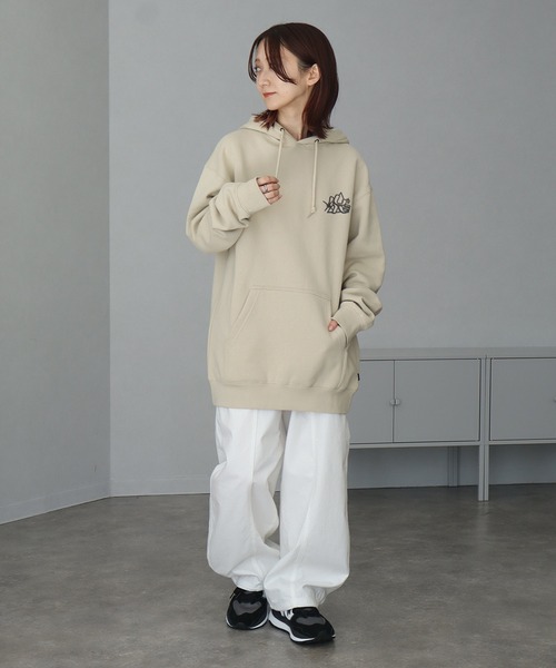 HUF(ハフ)の「【HUF/ハフ】GLOW P/O HOODIE / グロープルオーバーフーディー(パーカー・メンズ・ブラック/グレー・S/M/L/XL)」の7枚目の写真