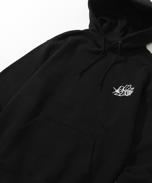HUF(ハフ)の「【HUF/ハフ】GLOW P/O HOODIE / グロープルオーバーフーディー(パーカー・メンズ・ブラック/グレー・S/M/L/XL)」の9枚目の写真