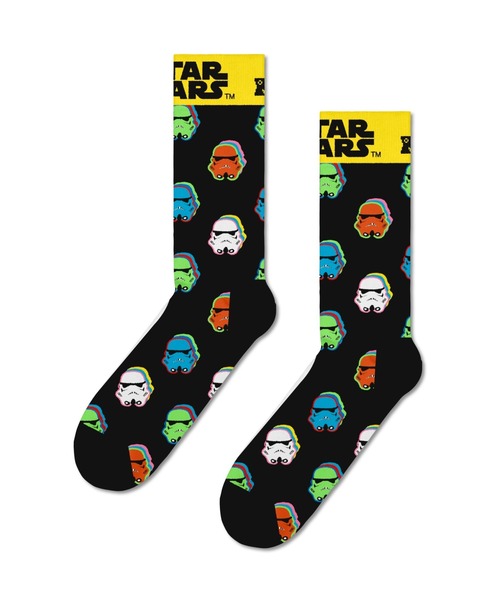 Happy Socks(ハッピーソックス)の「◆Happy Socks × Star Wars◆ Limited sock(ソックス/靴下・メンズ・ブラック系その他/ネイビー/グリーン/ブラック系その他2/ブラック/ブルー・MEDIUM/SMALL)」の3枚目の写真