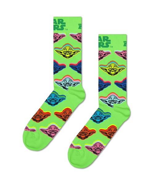 Happy Socks(ハッピーソックス)の「◆Happy Socks × Star Wars◆ Limited sock(ソックス/靴下・メンズ・ブラック系その他/ネイビー/グリーン/ブラック系その他2/ブラック/ブルー・MEDIUM/SMALL)」の1枚目の写真