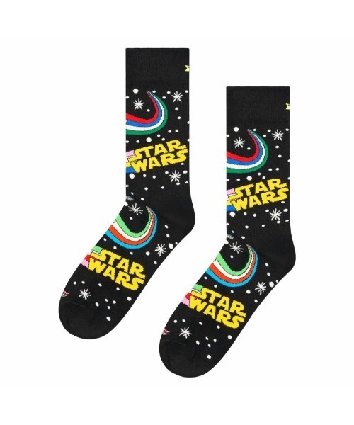 Happy Socks(ハッピーソックス)の「◆Happy Socks × Star Wars◆ Limited sock(ソックス/靴下・メンズ・ブラック系その他/ネイビー/グリーン/ブラック系その他2/ブラック/ブルー・MEDIUM/SMALL)」の2枚目の写真