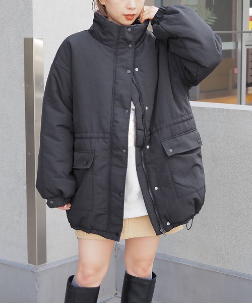 blate エコファードッキング中綿ブルゾン LAGUA GEM | COMPACT FAUX ファーブルゾン (ブルゾン ) |SHEL