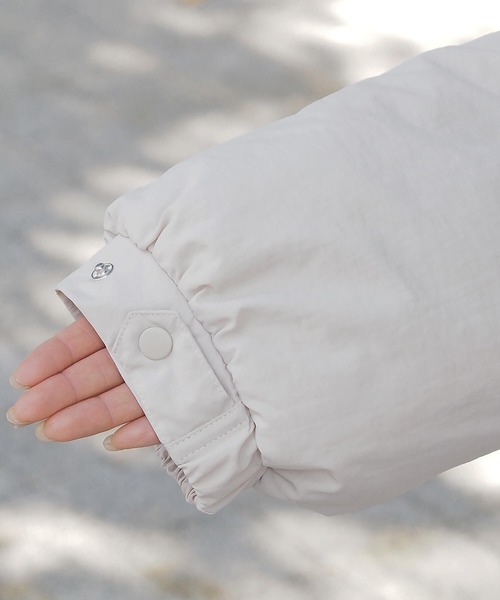 tiptop（ティップトップ）の「中綿ファー使いマルチwayブルゾン（ブルゾン・レディース・アイボリー/ブラック/チャコールグレー・FREE）」の6枚目の写真