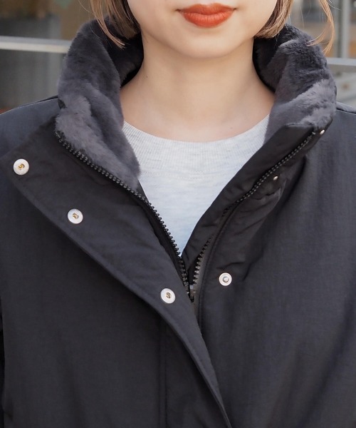 tiptop（ティップトップ）の「中綿ファー使いマルチwayブルゾン