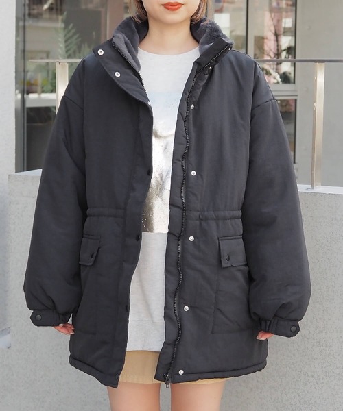 tiptop（ティップトップ）の「中綿ファー使いマルチwayブルゾン（ブルゾン・レディース・アイボリー/ブラック/チャコールグレー・FREE）」の21枚目の写真