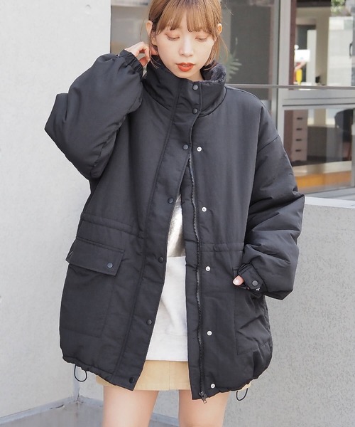 tiptop（ティップトップ）の「中綿ファー使いマルチwayブルゾン（ブルゾン・レディース・アイボリー/ブラック/チャコールグレー・FREE）」の11枚目の写真