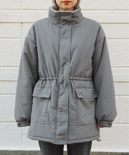 なつままさん専用 ダブルジップファータッチパデッドブルゾン なつまま