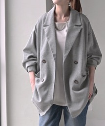 HUG.U（ハグユー）の「とろみポンチジャケット（テーラードジャケット）」