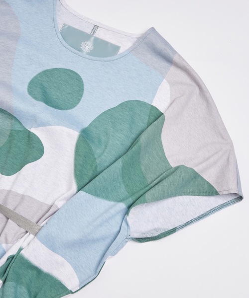 Dulcamara(ドゥルカマラ)の「リキッドバブルベルトドローOP(ワンピース・レディース・グリーン/ネイビー・FREE)」の7枚目の写真