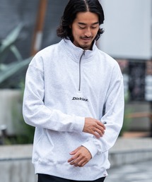 『Dickies/ディッキーズ』裏起毛ハーフZIP 長袖PO
