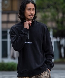 Dickies ネイビー スウェット Dickies/ディッキーズ 別注 オーバーサイズ 裏起毛 ミニロゴ
