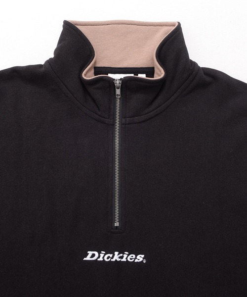 Dickies(ディッキーズ)の「『Dickies/ディッキーズ』裏起毛ハーフZIP 長袖PO(スウェット・メンズ・チャコールグレー/アッシュグレー/ブラック・LL/M/L)」の13枚目の写真