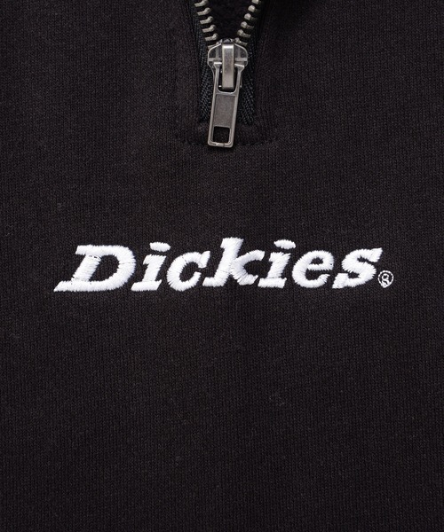セール】『Dickies/ディッキーズ』裏起毛ハーフZIP 長袖PO（スウェット