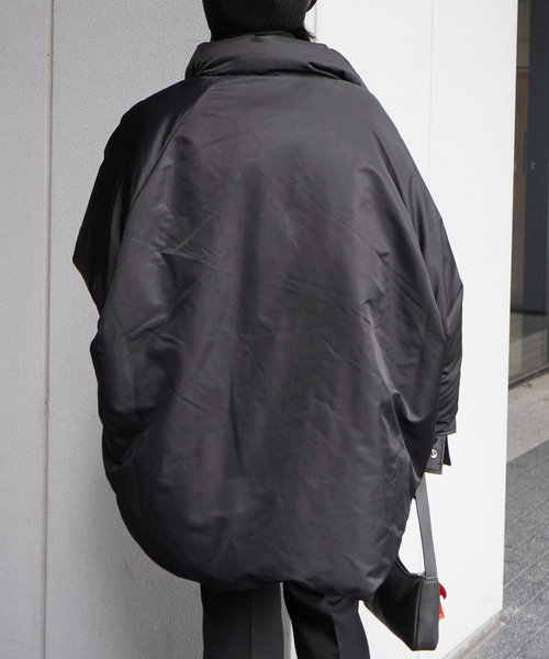 BERENICE】ブラックオーバーダウンジャケット（ダウンジャケット