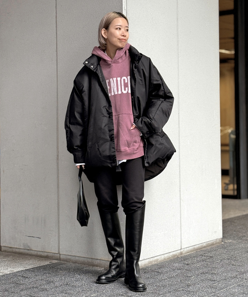 Berenice（ベルニス）の「【BERENICE】ブラックオーバーダウンジャケット（ダウンジャケット/コート・レディース・ブラック・FREE）」の22枚目の写真