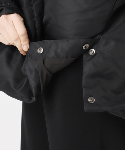 BERENICE】ブラックオーバーダウンジャケット（ダウンジャケット