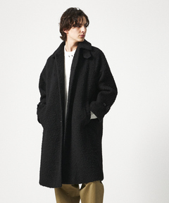 CLEL】Wool Blend Herringbone Tweed Coat / ウールブレンド